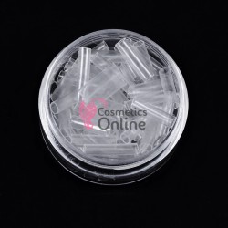 Tuburi Termocontractabile pentru extensii de par 500 bucati Transparente TE501